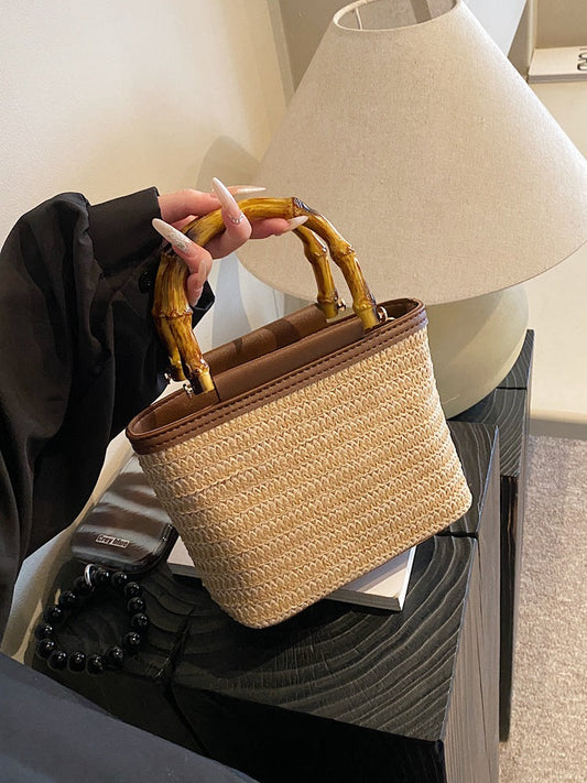 2025 Summer Vacation Vibe essentials——Straw handbag for summer