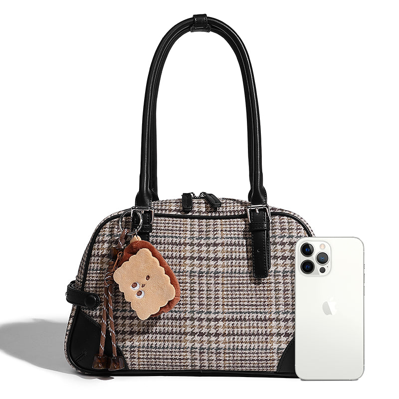 Amerikanische Vintage Boston Single-Shoulder-Tasche