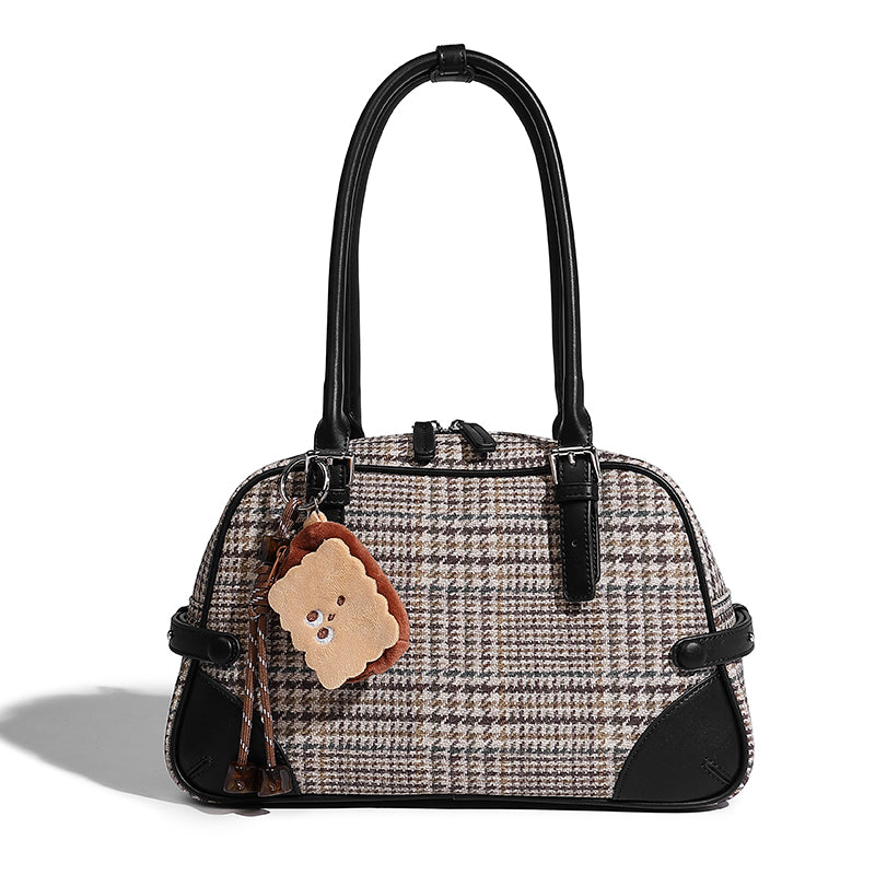 Amerikanische Vintage Boston Single-Shoulder-Tasche