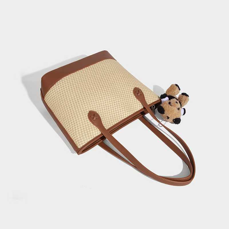 Just Leather Classical Tote Bag