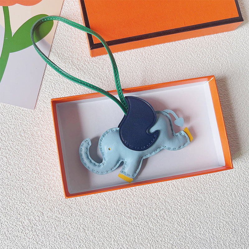 Handmade Goat Leather Dumbo Bag Pendant