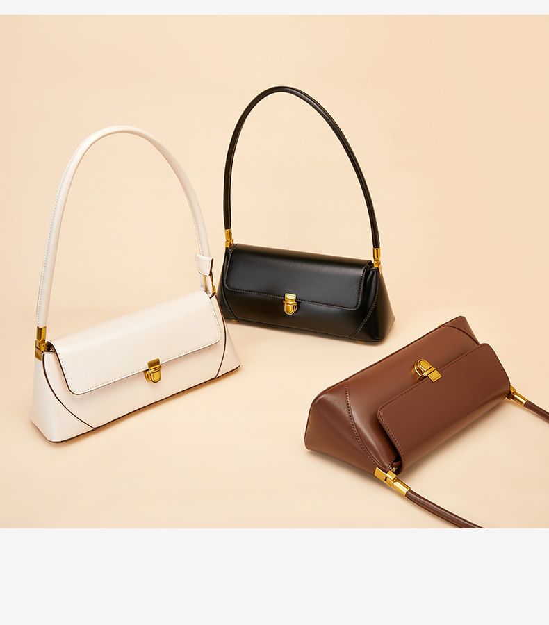 Niche Leather Baguette Bag Outfit Ideas For Instant It Girl Energy ...
