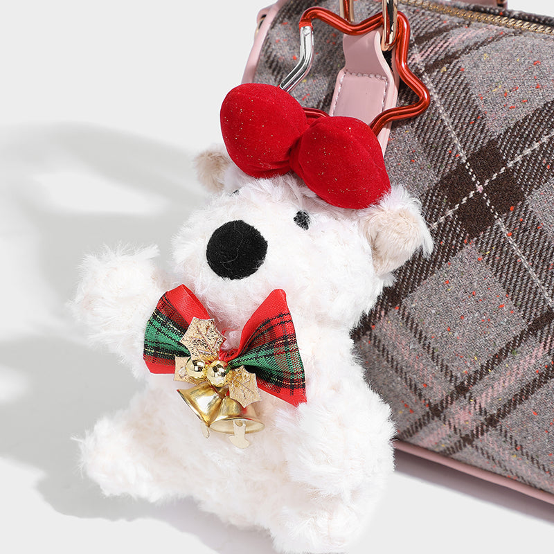 2025Winter Pink Plaid Crossbody Bag