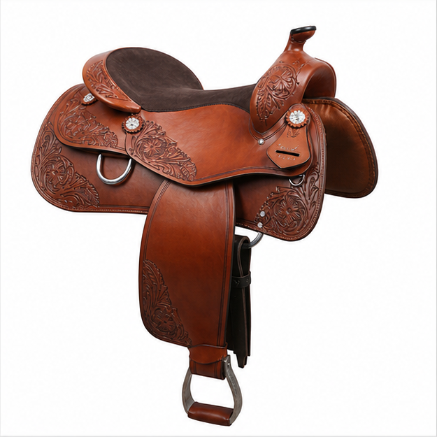 Deluxe Handmade Equestrian Saddle