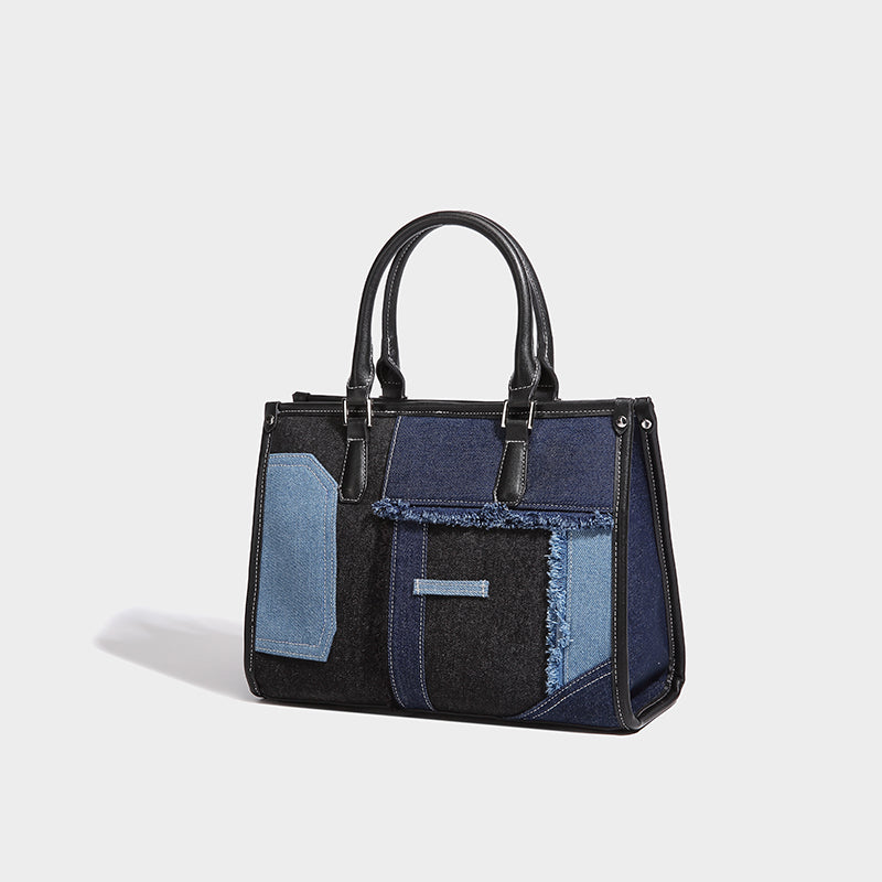 2026 Contrast Color Handbag Crossbody Bag