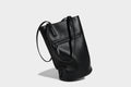 High-quality Plant-tanned Cowhide Vintage Commuter Bucket Tote bag