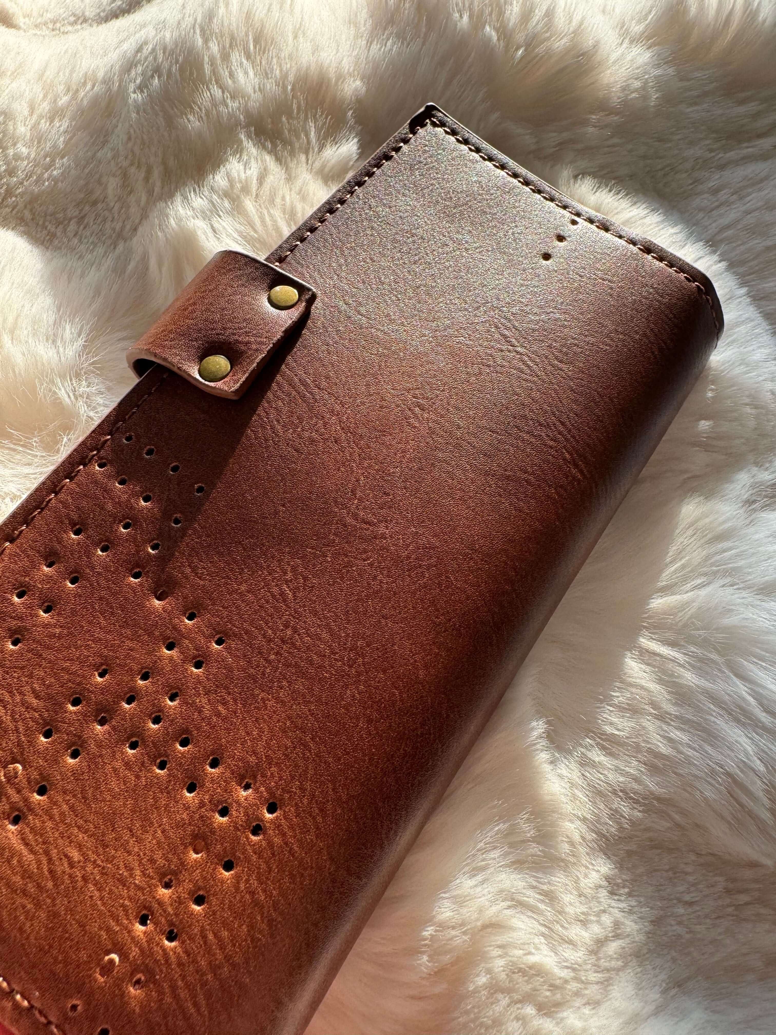 Vintage Leder Brieftasche