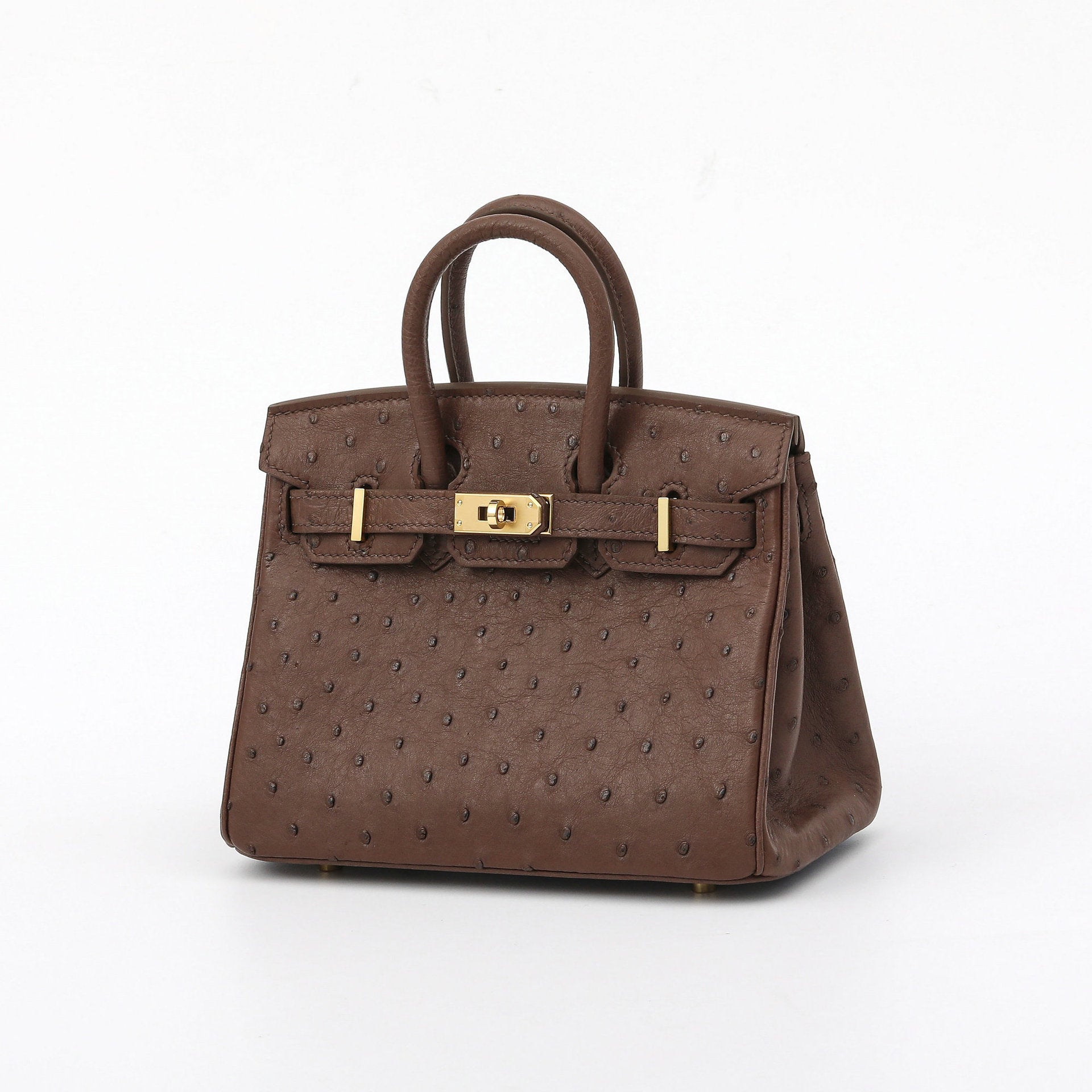 Customized Ostrich Skin Handmade Rare Leather Handbags