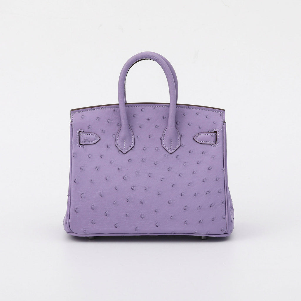 Customized Ostrich Skin Handmade Rare Leather Handbags