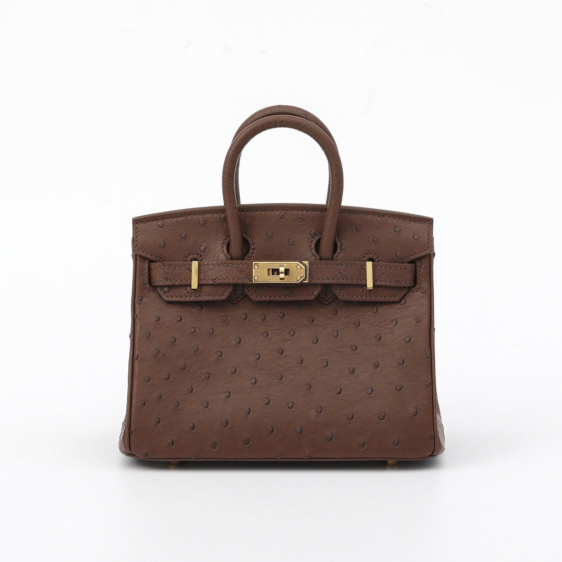 Customized Ostrich Skin Handmade Rare Leather Handbags