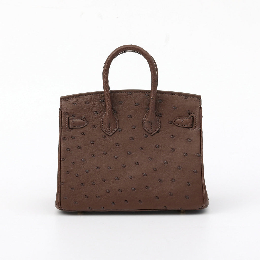 Customized Ostrich Skin Handmade Rare Leather Handbags