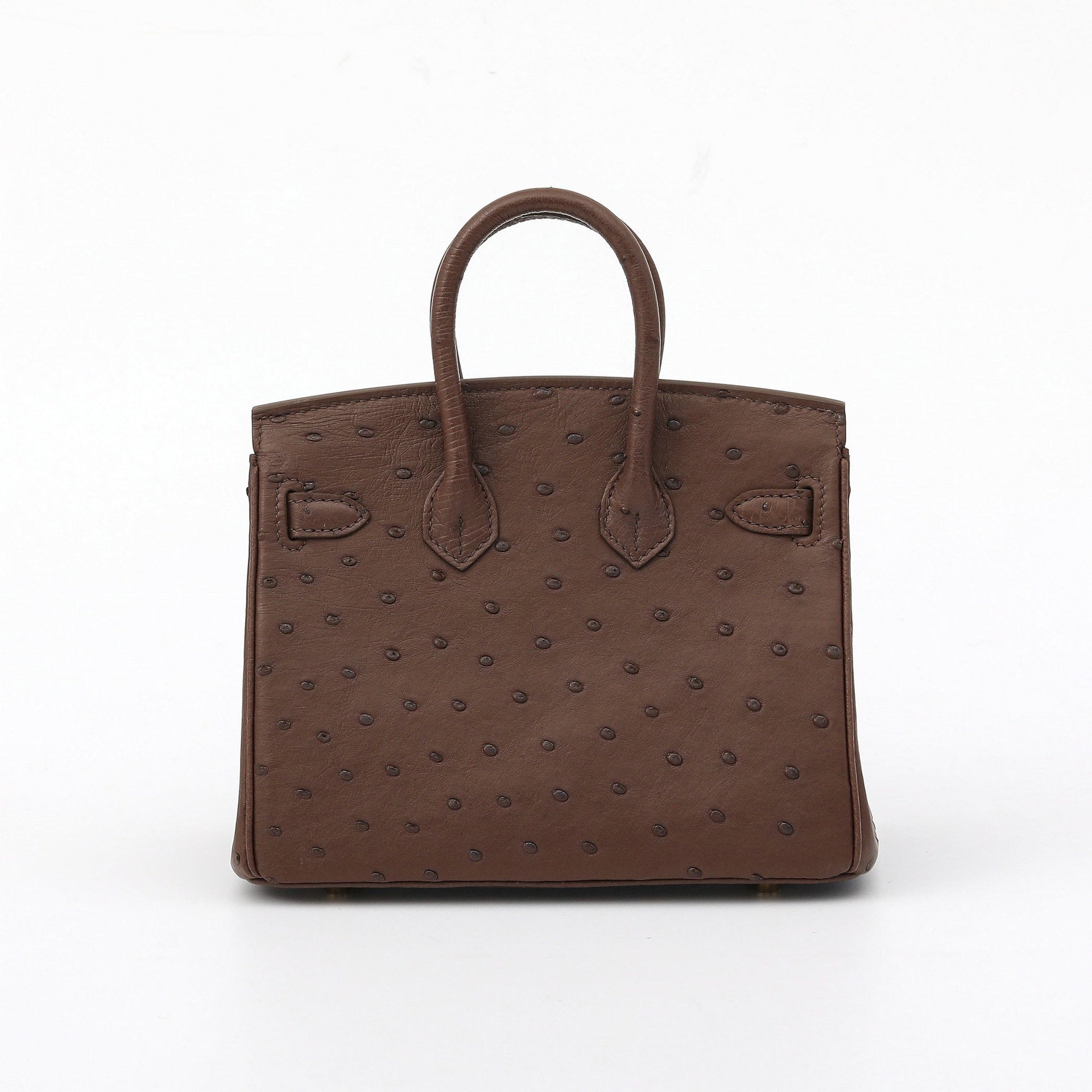 Customized Ostrich Skin Handmade Rare Leather Handbags