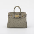 Customized Ostrich Skin Handmade Rare Leather Handbags