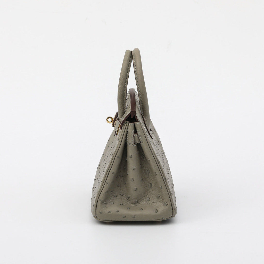Customized Ostrich Skin Handmade Rare Leather Handbags