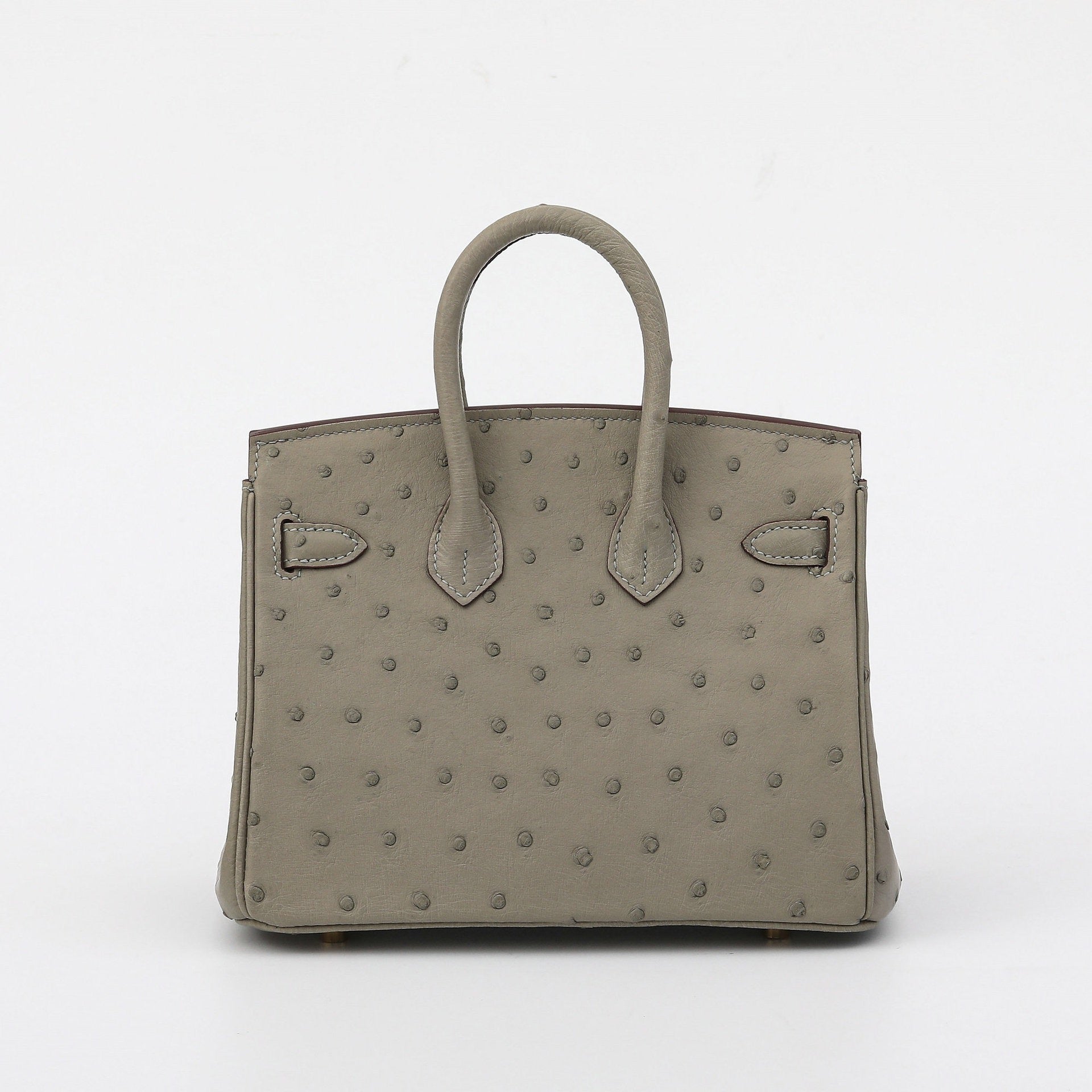 Customized Ostrich Skin Handmade Rare Leather Handbags
