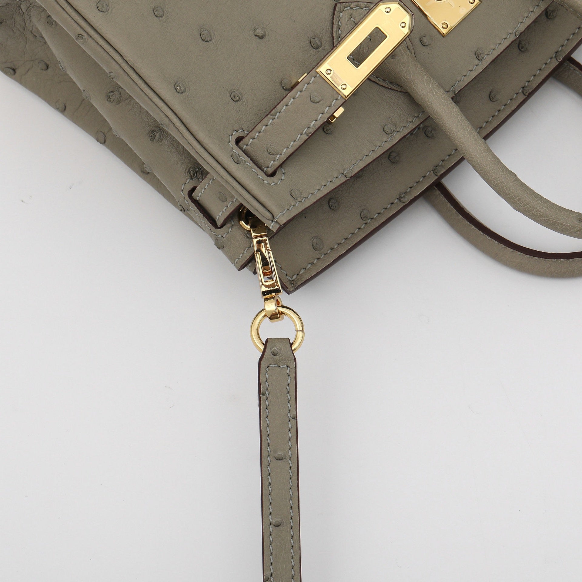 Customized Ostrich Skin Handmade Rare Leather Handbags