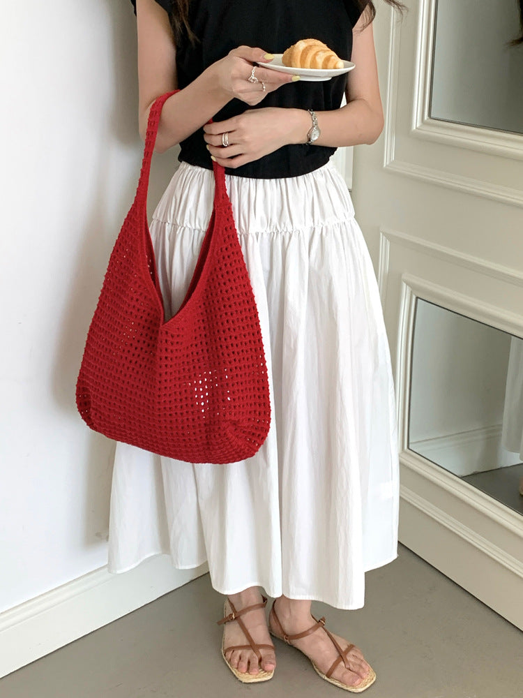 Vacation Series Fashion Summer Soft Straw Bag