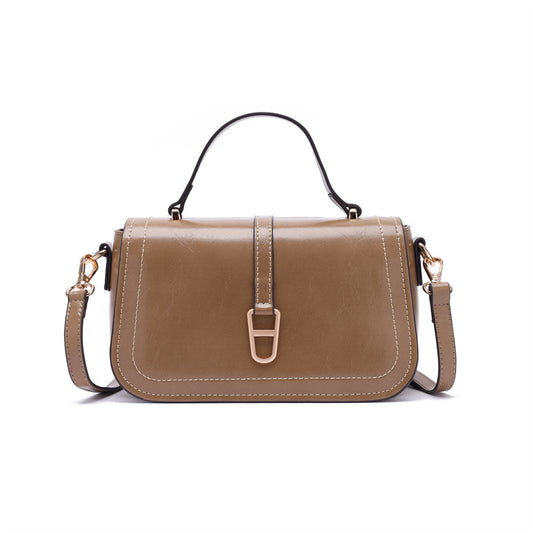 2025 New Fall Arrival Soft Leather Crossbody Flip-top Shoulder Bag
