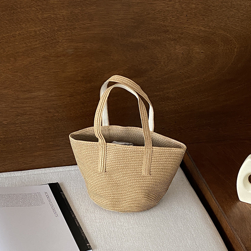 Beach Series Tote Vacation Straw Bag