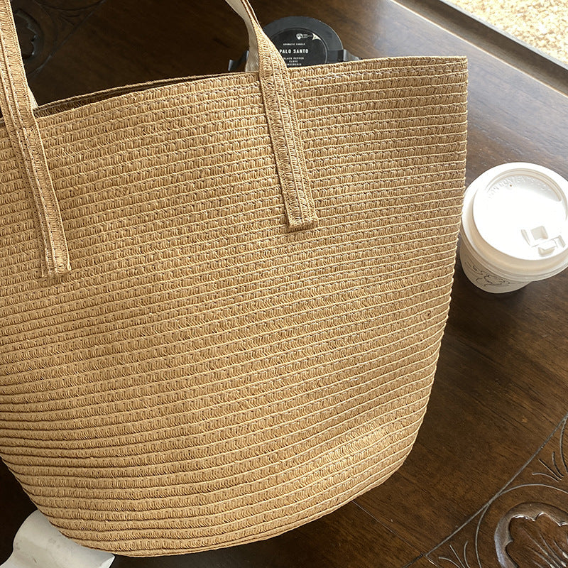 Beach Series Tote Vacation Straw Bag