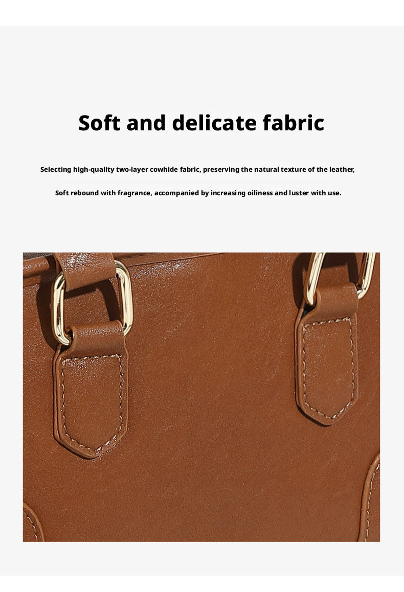 2025 Classic Leather Boston Bag